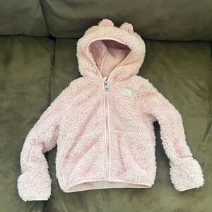 The North Face Baby Bear Hooded Fleece Jacket - Toddler Girls Size 18-24 Months